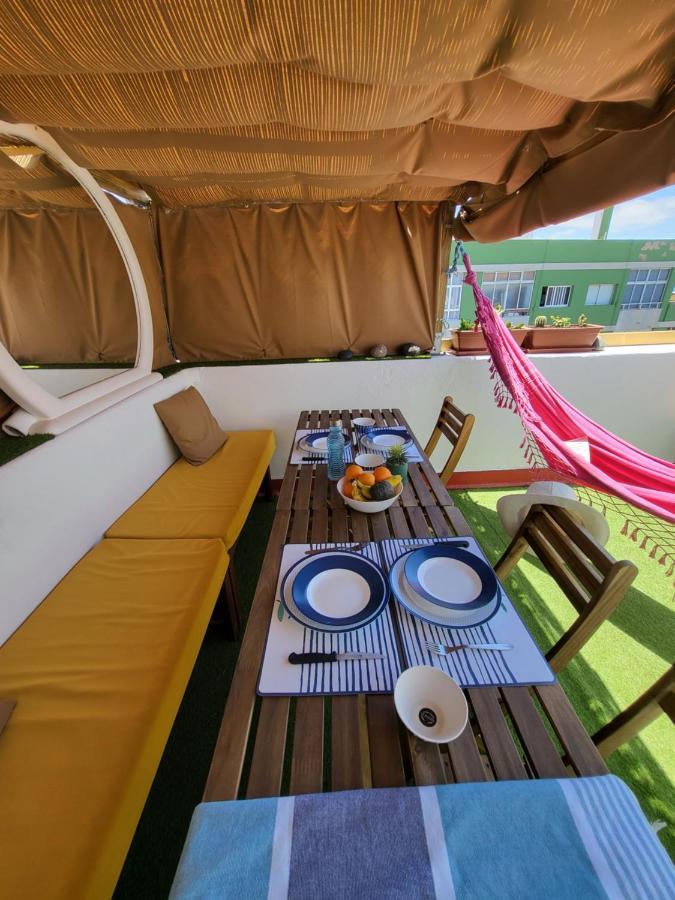 Apartamento Calandria Confital Para 8 Con Terraza Y Bbq Proxima Playa ラスパルマス・デ・グランカナリア エクステリア 写真